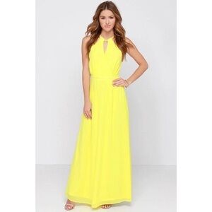 Yellow summer Dress